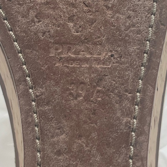 Prada wedge platform gold shoes - Picture 9 of 9